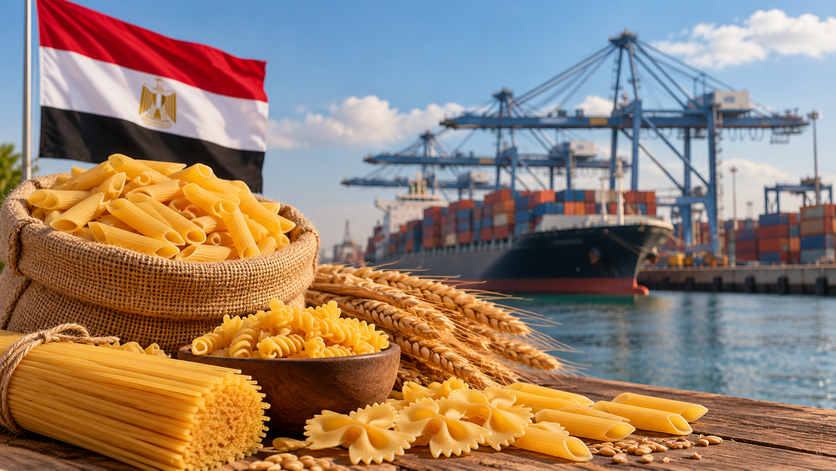 Pasta exports from Egypt