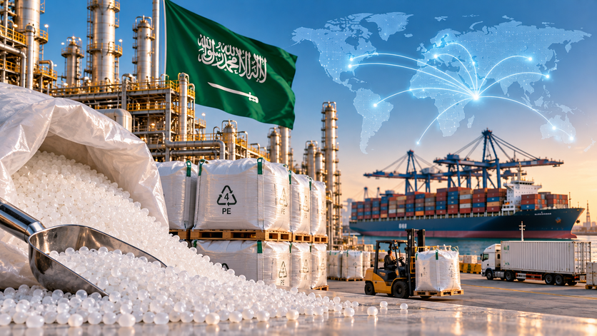 polyethylene exports from Saudi Arabia